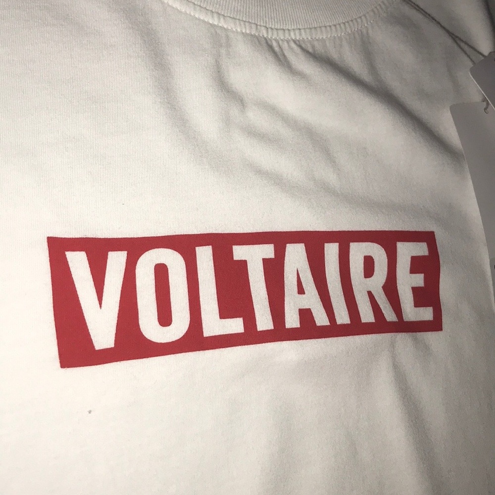 NWT💥Zadig & Voltaire Bella Red Logo Men’s T-shirt Sz. M